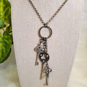 Antique-style Key Necklace